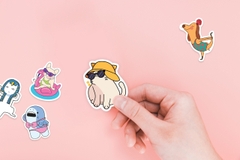 Sticker Linh Lan Set 50 hình hộp giấy