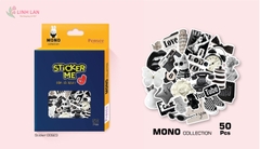 Sticker Linh Lan Set 50 hình hộp giấy