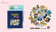 Sticker Linh Lan Set 50 hình hộp giấy