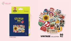 Sticker Linh Lan Set 50 hình hộp giấy