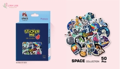 Sticker Linh Lan Set 50 hình hộp giấy