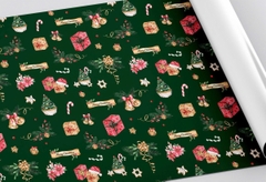 Giấy gói quà Noel, Tết giấy láng (50t/x), giấy kraft 1 mặt (45t/x)