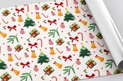 Giấy gói quà Noel, Tết giấy láng (50t/x), giấy kraft 1 mặt (45t/x)