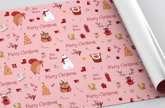 Giấy gói quà Noel, Tết giấy láng (50t/x), giấy kraft 1 mặt (45t/x)