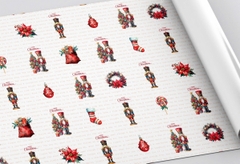 Giấy gói quà Noel, Tết giấy láng (50t/x), giấy kraft 1 mặt (45t/x)