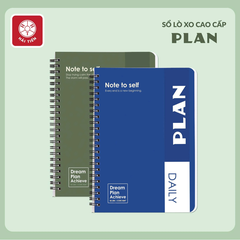 Sổ lò xo Hải Tiến Plan 200 trang 80gsm - A4 - 8656/ A5 - 8663/ A6 8670