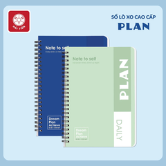 Sổ lò xo Hải Tiến Plan 200 trang 80gsm - A4 - 8656/ A5 - 8663/ A6 8670