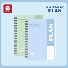 Sổ lò xo Hải Tiến Plan 200 trang 80gsm - A4 - 8656/ A5 - 8663/ A6 8670