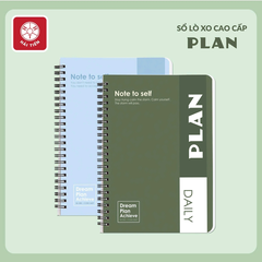 Sổ lò xo Hải Tiến Plan 200 trang 80gsm - A4 - 8656/ A5 - 8663/ A6 8670