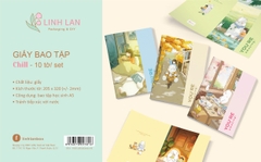 Giấy bao tập học sinh 205x320mm Linh Lan BTL1 (10 tờ/ 5 mẫu/ set)