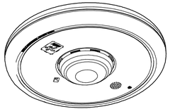 Còi đèn chớp gắn trần loại thường - DC-M9416 (UL)