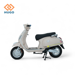 Xe máy điện Hugo Elegant màu vàng cát