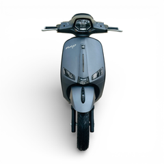 Xe máy điện Hugo Elegant X màu ghi sần