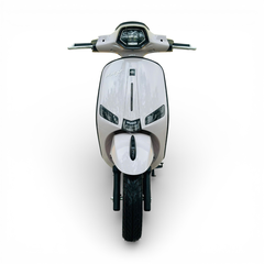 Xe máy điện Hugo Elegant X màu hồng nhạt