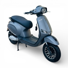 Xe máy điện Hugo Elegant X màu ghi sần