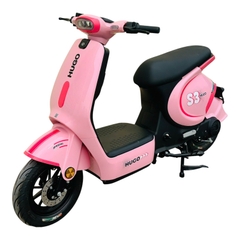 Xe máy điện Hugo S3 màu hồng