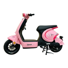 Xe máy điện Hugo S3 màu hồng