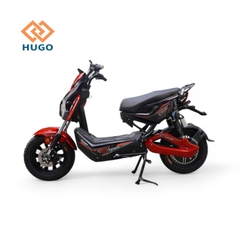 Xe máy điện Hugo Panda đỏ đen