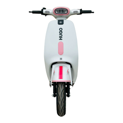 Xe máy điện Hugo S3 màu trắng hồng
