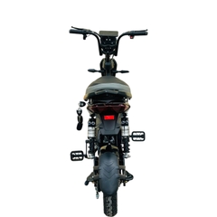 Xe đạp điện Hugo Tom 12a màu đen tem đỏ