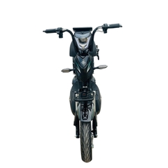 Xe đạp điện Hugo Jerry 20A màu đen tem xanh rêu