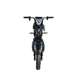 Xe đạp điện Hugo Jerry 20A màu đen tem cam