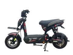Xe đạp điện Hugo Jerry 20A màu đen tem đỏ