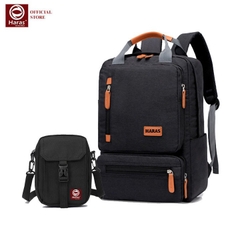 Combo balo laptop năng động trẻ trung HR262 và túi đeo mini HR281 -Haras