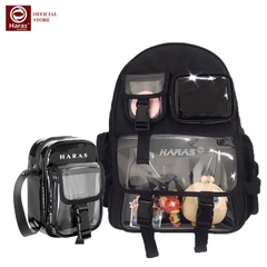 Combo balo thời trang Hàn Quốc HR279 và túi đeo chéo cá tính HR302 - Haras