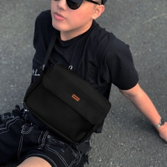 Túi đeo chéo Unisex Cross Bag Freestyle màu đen HR334 - Haras