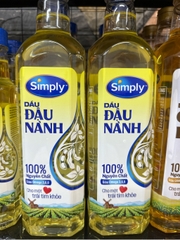 Dầu ăn Simply dầu đậu nành 1L