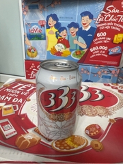Bia 333 bạc 330ml