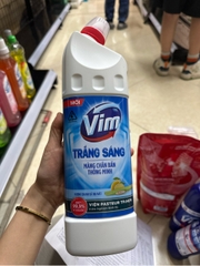 VIM Tẩy rửa trắng sáng hương chanh xả 870ml