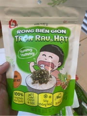 Rong biển giòn trộn rau và hạt 30g