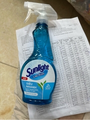 SUNLIGHT nước lau kính siêu nhanh 520ml