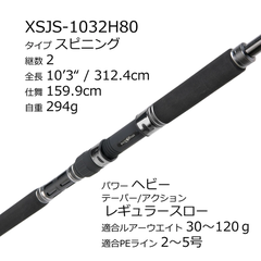 Abu Garcia Salty Stage XSJS-1032H80