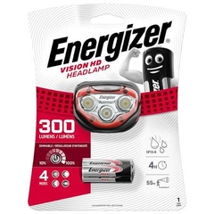 ENERGIZER VISION HD HEADLAMP 300 LUMEN LEAD