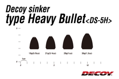 DECOY SINKER TYPE HEAVY BULLET DS-5H