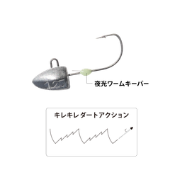 MAJOR CRAFT ROCK LIVER GEKISASU HEAD  (DART)