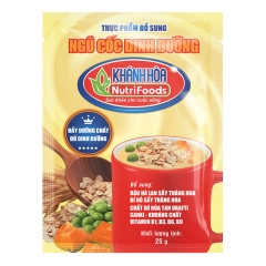 [Combo 3 Túi Tặng 1 Ly] BỘT NGŨ CỐC DINH DƯỠNG KHÁNH HÒA NUTRIFOODS - Bổ Sung Rau Củ Quả, Canxi, Vitamin - Túi 18 Gói x 25g