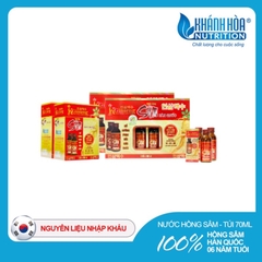 Nước Hồng Sâm Hàn Quốc KGINSENG 100% 6 Năm Tuổi - Khánh Hòa Nutrition ( Lọ 100 ML )