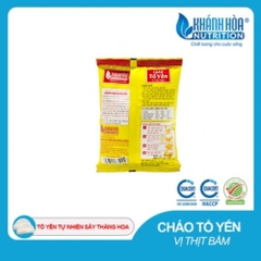 Thùng Cháo Tổ Yến Vị Thịt Bằm Khánh Hòa Nutrition (Thùng 30 gói x gói 50G)