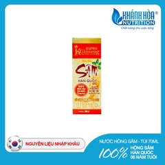 Nước Hồng Sâm Hàn Quốc KGINSENG 100% 6 Năm Tuổi - Khánh Hòa Nutrition ( Lọ 100 ML )