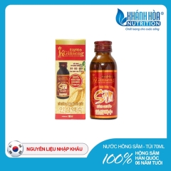 [Tặng Lọ Hồng Sâm] Combo 5 Lọ Nước Hồng Sâm Kginseng - Khánh Hòa Nutrition - Lọ 100ml