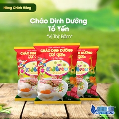 Cháo Dinh Dưỡng Tổ Yến - Khánh Hòa NutriFoods - Vị Thịt Bằm (Thùng 30 Gói x 50 G )