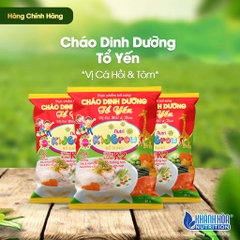 Cháo Dinh Dưỡng Tổ Yến Vị Cá Hồi & Tôm Bổ Sung K2 -Khánh Hòa Nutrifoods (Thùng 30Gói)