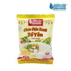 Cháo Đậu Xanh Tổ Yến Vị Thịt Bằm - Khánh Hòa Nutrition (Thùng 30 gói x 50g)