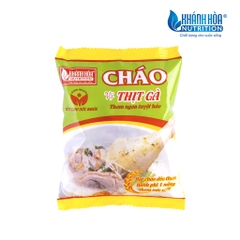 Cháo Ăn Liền Vị Thịt Gà - Khánh Hòa Nutrition (Thùng 44 gói x 50g)