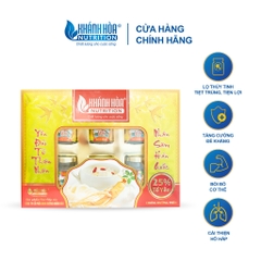 Hộp Quà Yến Sào Chưng Nhân Sâm Hàn Quốc 25% - Khánh Hòa Nutrition ( Hộp 6 lọ x 70 ML )