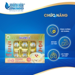Nước Yến Sào Dành Cho Người Ăn Kiêng 12% Tổ Yến Seanest - Khánh Hòa Nutrition - Hộp 6 lọ x 70ml
